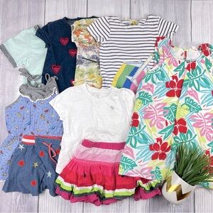 Mini Boden Mini miette Desigual Molo Tea Collection Size 5-6 Summer Bundle Dress